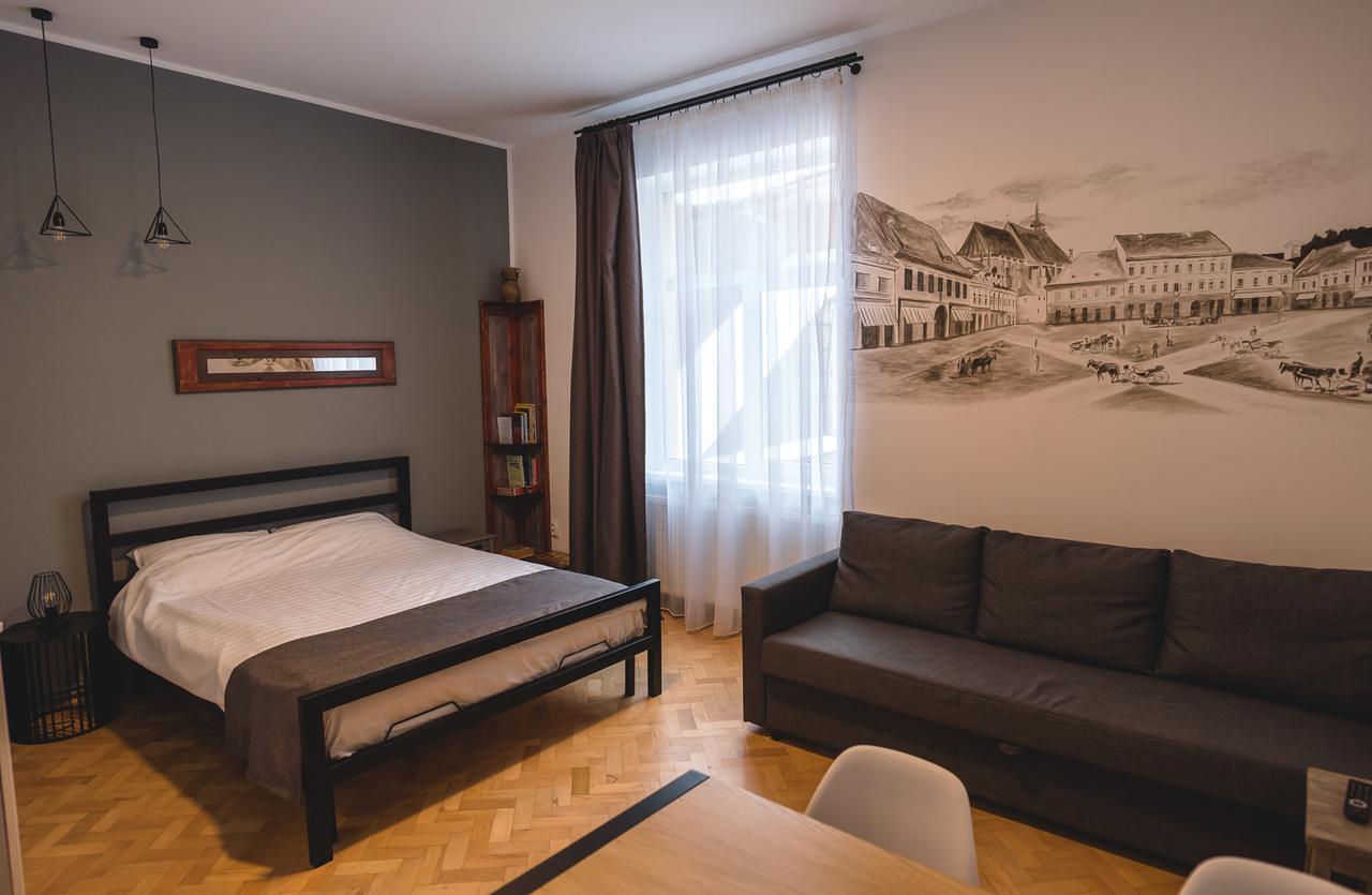 Zinne Apartments 布拉索夫 外观 照片